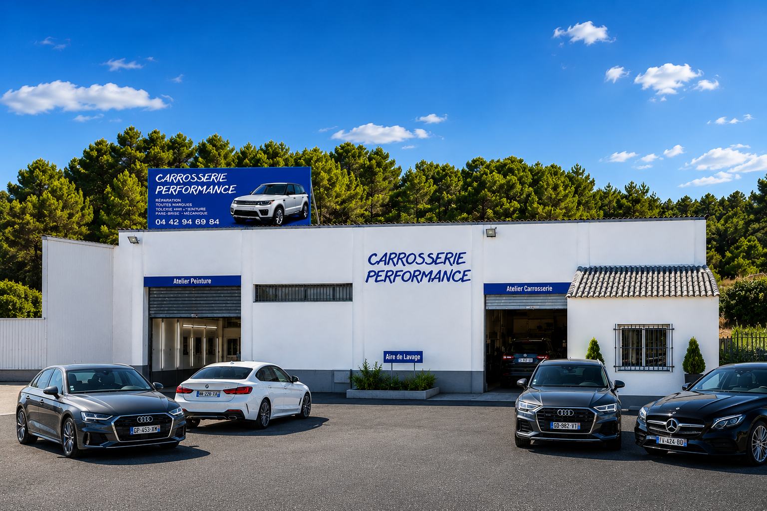 Garage Carrosserie Performance implanté à Gardanne
